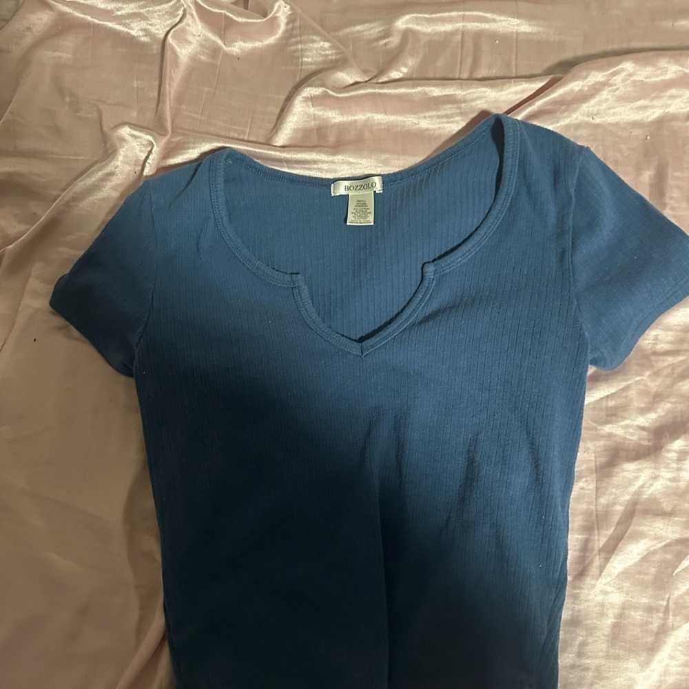 Bozzolo Green Fitted Short Sleeve T-Shirt